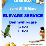 Bourse aux oiseaux à Élevage Service 2019